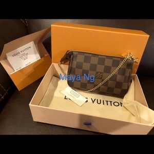 Louis Vuitton Damier Mini Pochette Accessories .